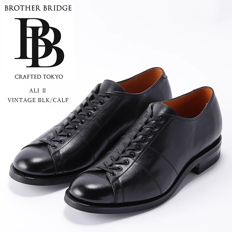 BROTHER BRIDGE ブラザーブリッジ ALI II アリ ツー VINTAGE BLK/CALF