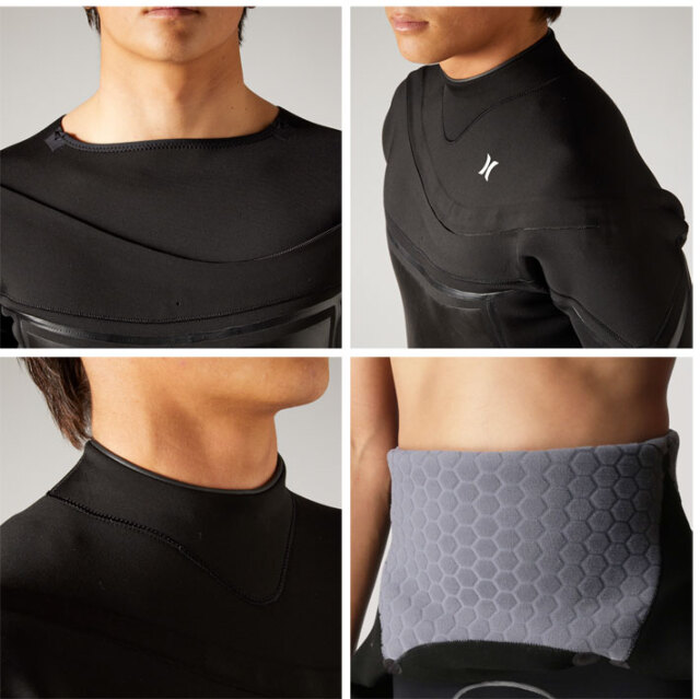2025 Hurley ハーレー ウェットスーツ セミドライ フルスーツ メンズ