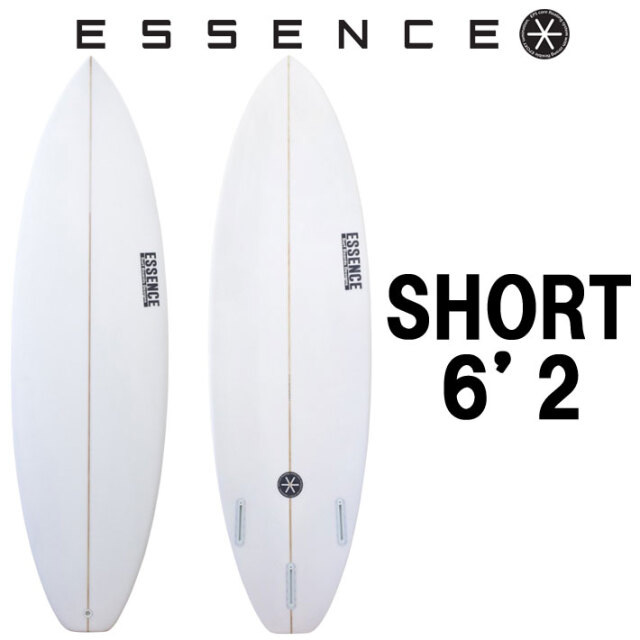 ESSENCE BOARDS エッセンス サーフボード SHORT 6.2ft CLEAR ショート