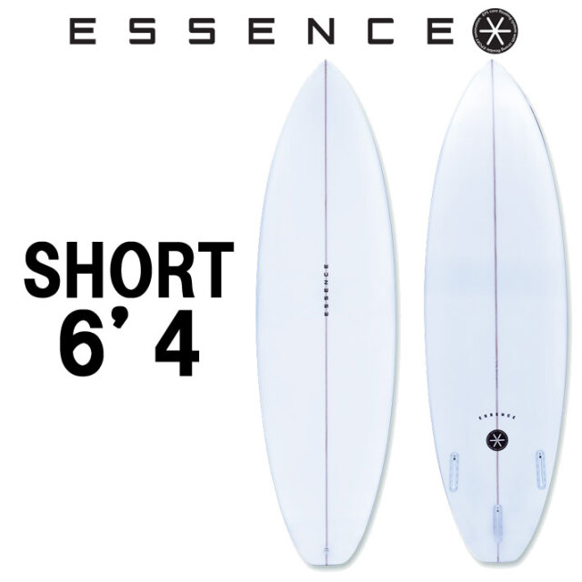 2025 ESSENCE BOARDS エッセンス サーフボード SHORT 6.4ft CLEAR