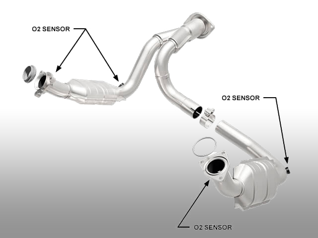 キャタライザー（触媒）ダイレクトフィット/MAGNAFLOW製 エスカレード