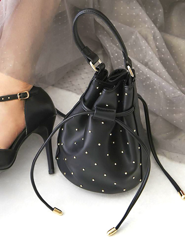 RESEXXY リゼクシー スタッズ コンパクト バッグ 秋 冬 きれいめ