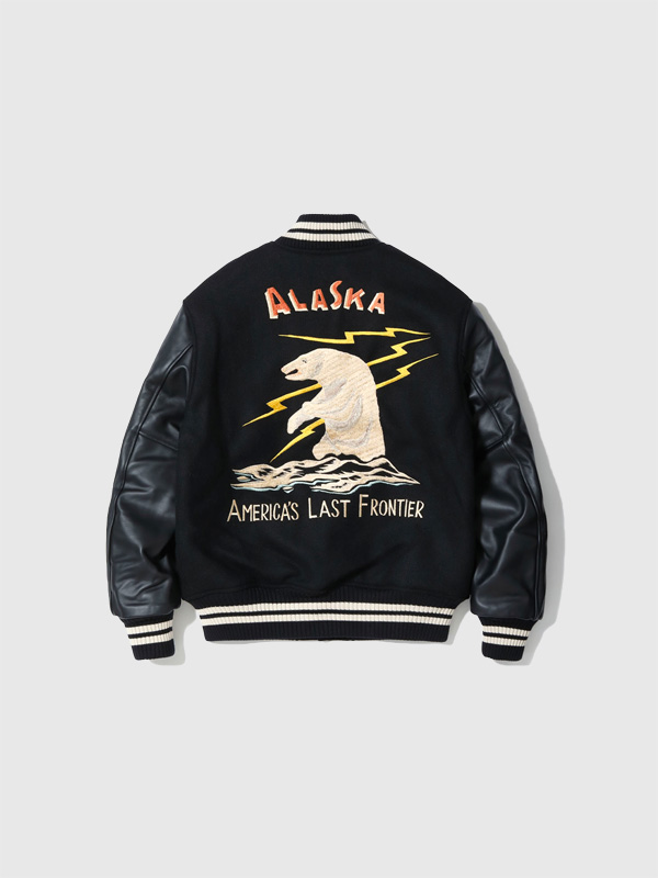 WHITESVILLE ホワイツビル スタジャン ブランド 白熊 アラスカ 港商