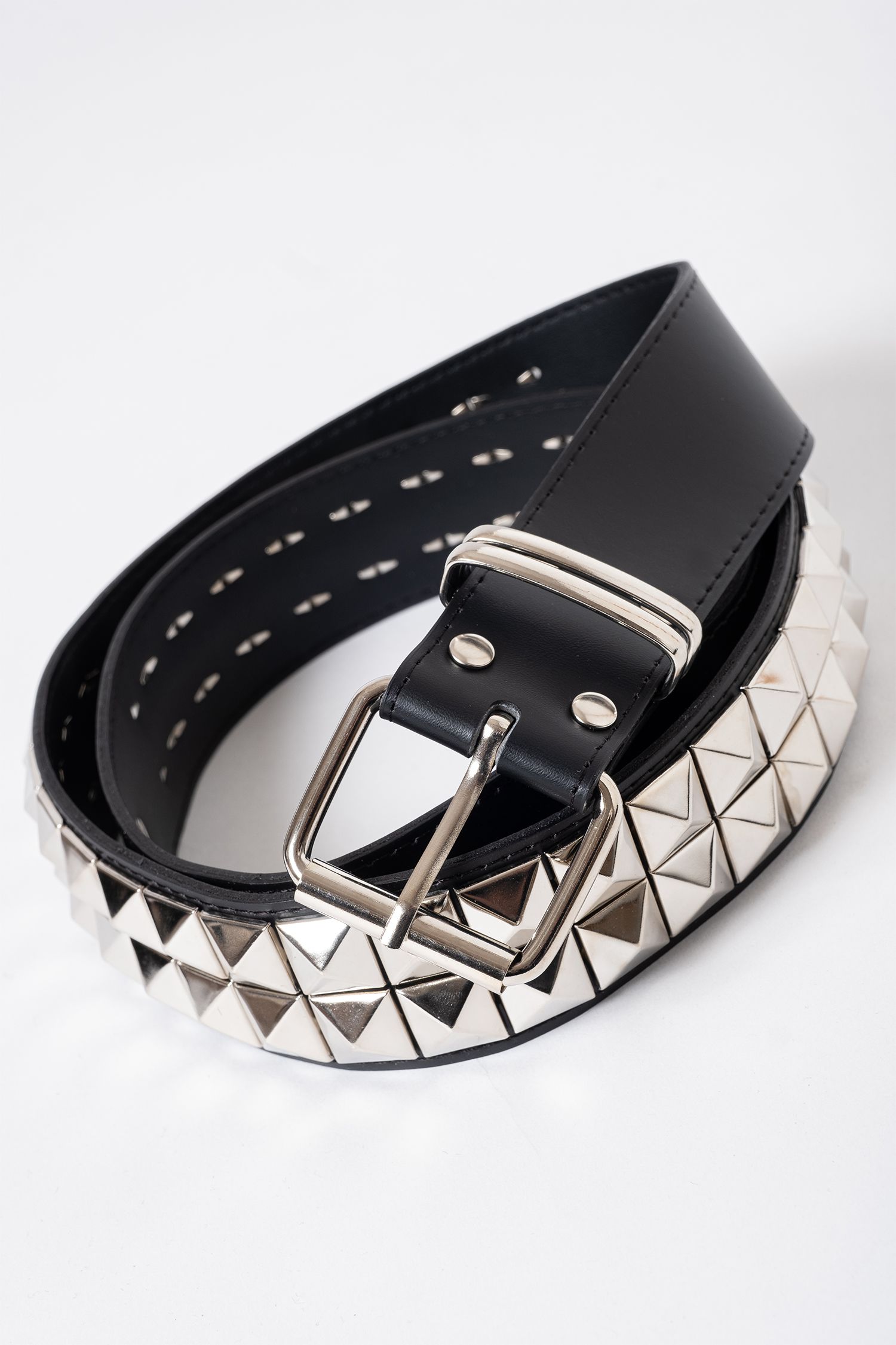 2連スタッズベルト ankoROCK(アンコロック) メンズ レディース ユニ