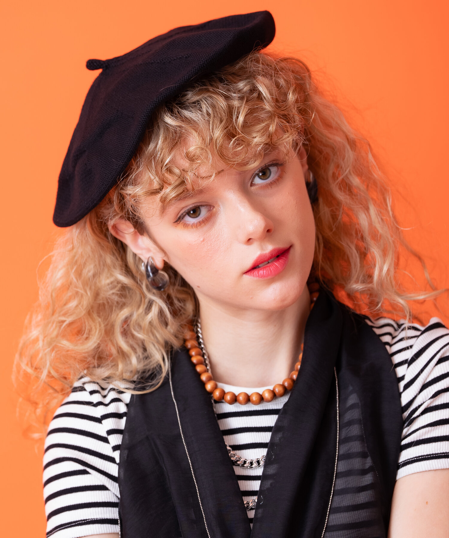 ミナペルホネン wolf &flowerニットベレー帽 ミナペルホネン wolf