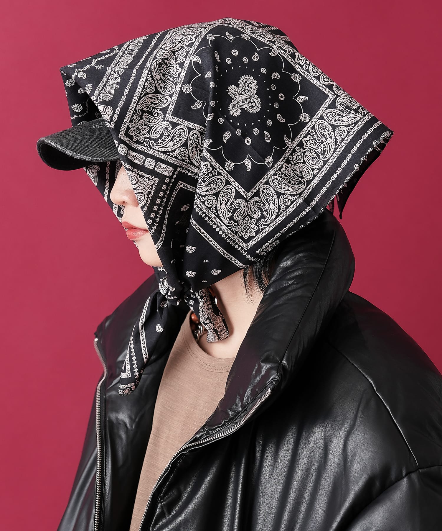 ミックスペイズリー柄スカーフ / レディース メンズ ユニセックス