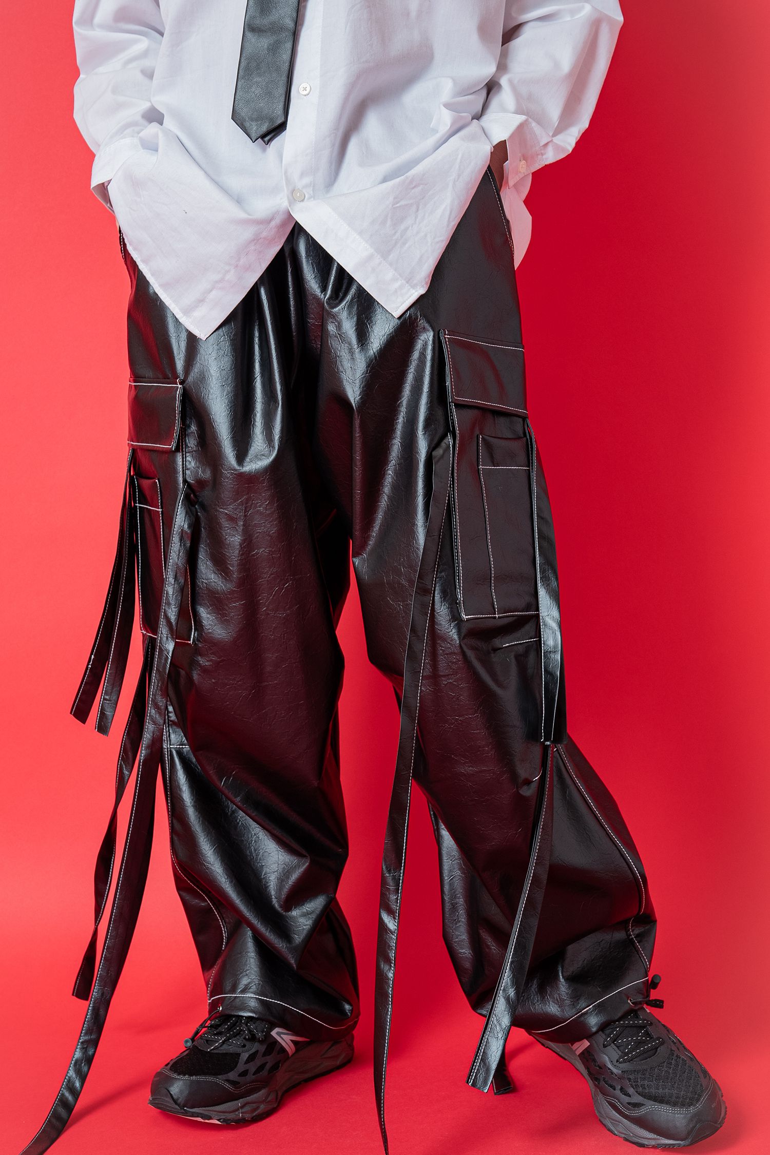 レザーテクノパンツ ankoROCK(アンコロック) メンズ レディース ユニ