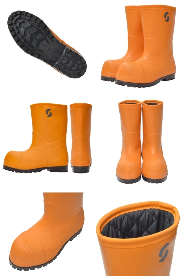シバタ工業】－60℃対応超低温冷凍倉庫用防寒長靴NR013（NR012