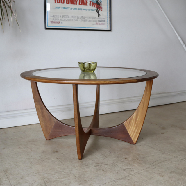 ジープラン（G-plan）アストロラウンド【ガラス】コーヒーテーブル