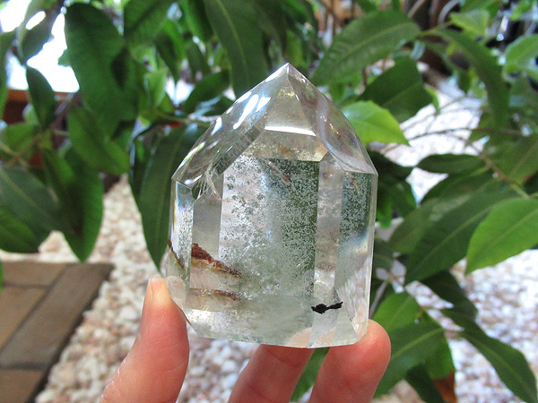 高品質 ファントムガーデン クォーツインクォーツ 原石ポリッシュの