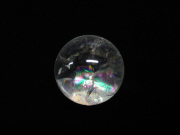 高品質】 天然水晶 レインボークォーツ（虹・ルチル入り） 丸玉