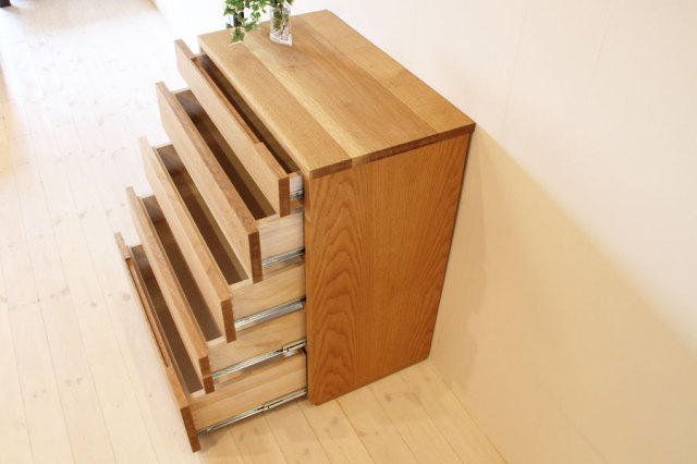 ハイチェスト 彩美／SAIBI-W750（ホワイトオーク-シンプル）md