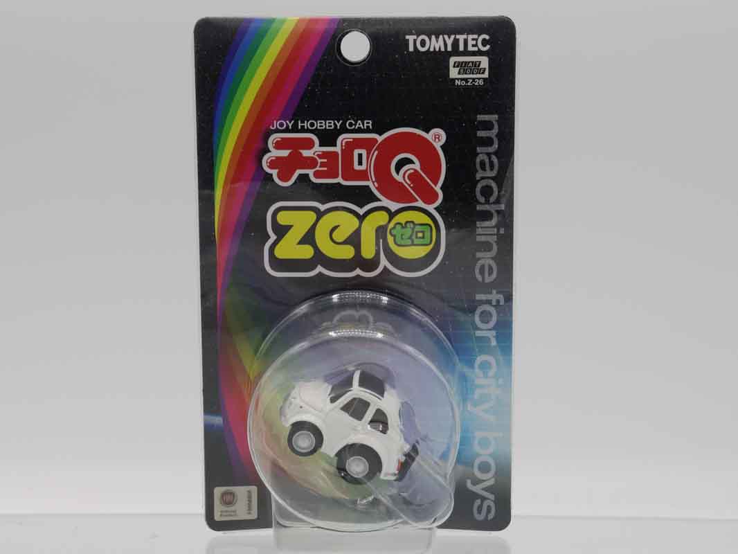 ミニカーショップ ケンボックス チョロQ☆Z-26d☆フィアット500F (白