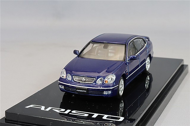 MARK43 1/43 トヨタ アリスト 3.0V (JZS147) ダークブルーマイカ