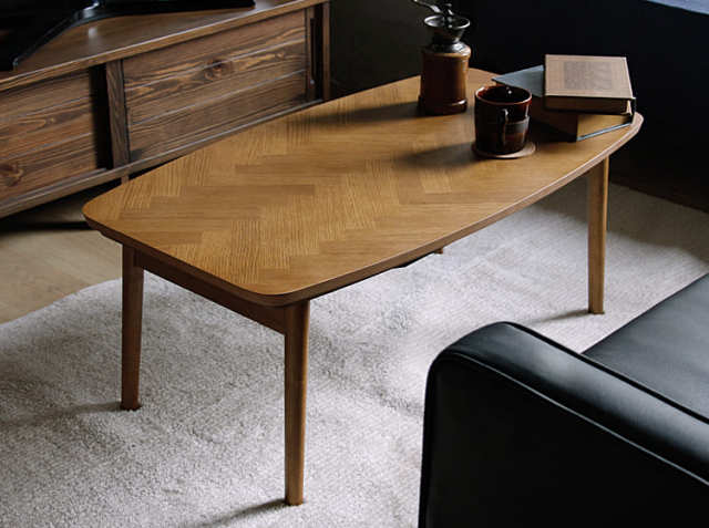 折りたたみこたつテーブル ABERR（アベール） 長方形 90cm｜北欧