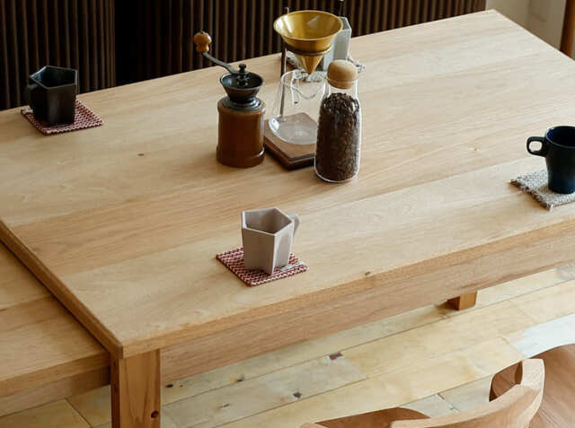 伸長式ダイニングテーブル Aki(アキ) 幅130/216cm｜北欧・ヴィンテージ