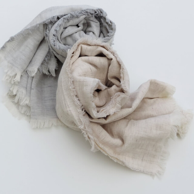 ストール Dear リネン混コットン 日本製