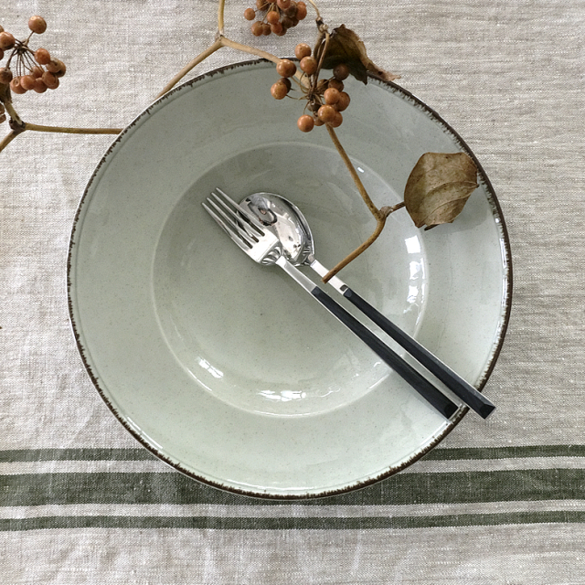 ラスト1枚✭GIEN ドミノテローズ ランチョンマット リネン100% ラスト