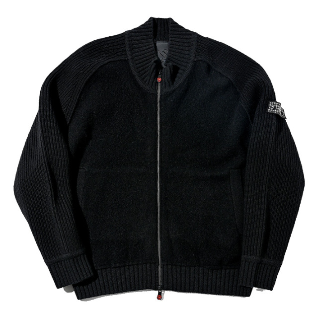 タスマニアウールスタンドネックニットブルゾン 450413 G-STAGE ジー