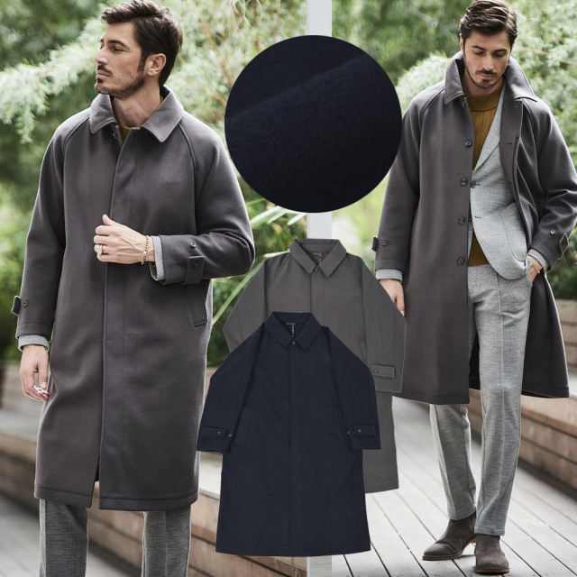 会員様限定SALE] 在庫限り メルトンジャージ ステンカラーコート