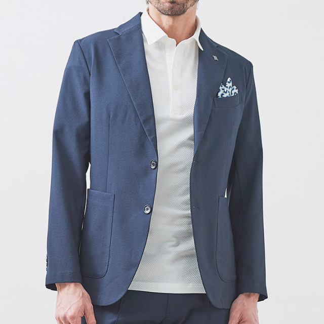 シアサッカーストライプジャケット 150202 G-stage ジーステージ