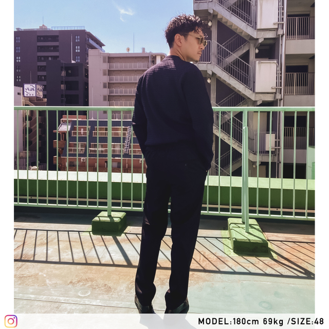 超伸縮軽量モックネックニットソー 長袖ロンT 240721 240701 G-STAGE