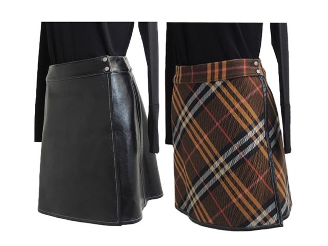 バーバリー ブルーレーベル】レディース38 Mサイズ 台形スカート 超