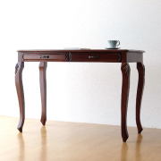 デスク 机 マホガニー 無垢材 天然木 幅100 奥行50 マホガニーシンプル