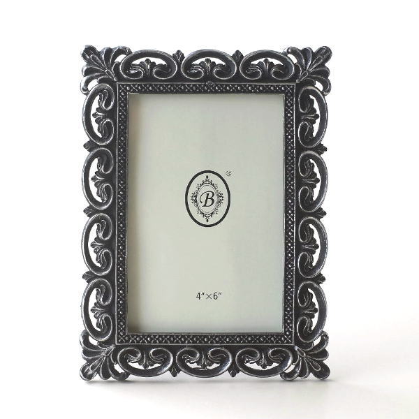 フォトフレーム おしゃれ L判 卓上 壁掛け 樹脂 アンティーク調 写真