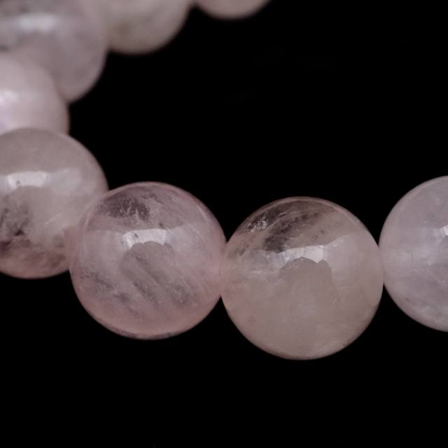 モルガナイト ブレスレット 9mm ピンク アクアマリン 3月 誕生石