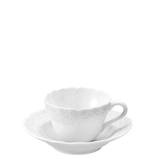 バロックホワイト] バロックカップ&ソーサー