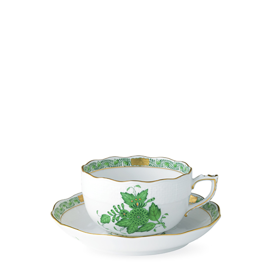 アポニー・ヒストリック・グリーン] ティーカップ&ソーサー