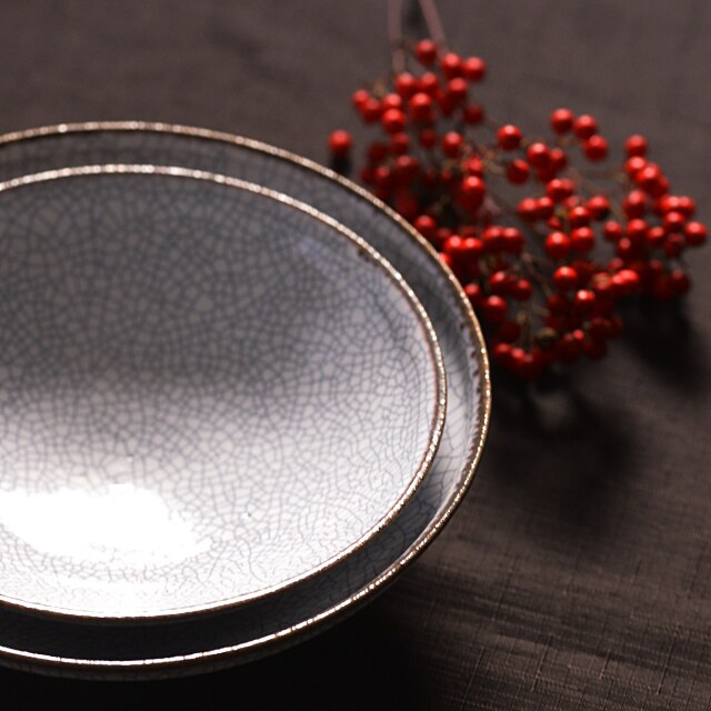 水野幸一｜銅彩釉 正角四方縁 大皿｜作家の器と暮らす。IVORY