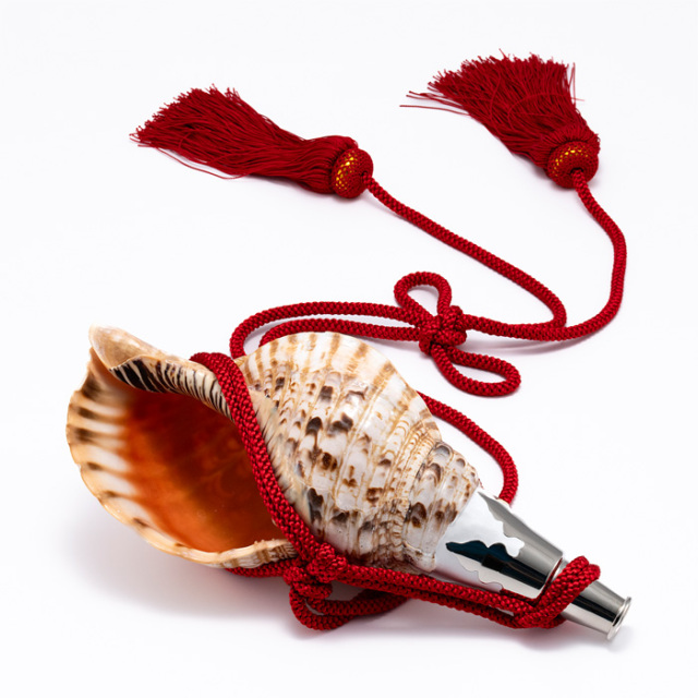 法螺貝① 袋付き 楽天市場】【 伊勢 宮忠 】【 No.75 法螺貝（ほら貝