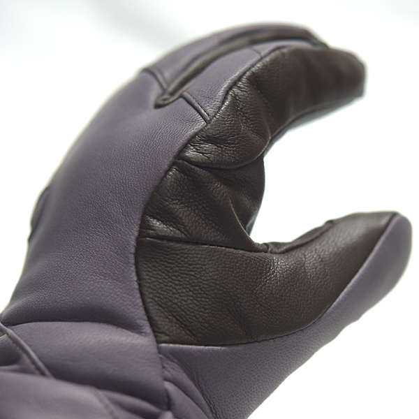 ゴアテックスレザースキーグローブ（3フィンガーミット）Alaska(ユニ