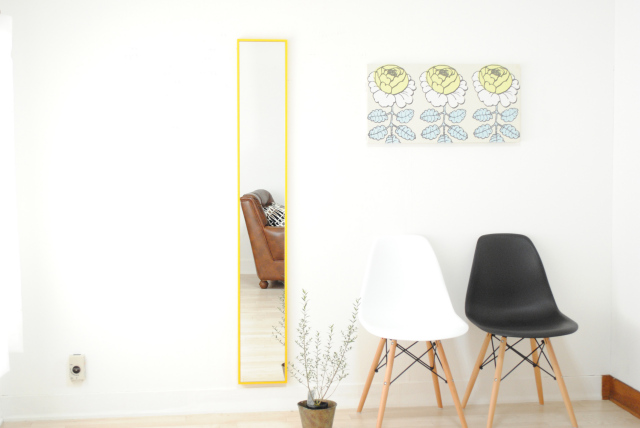 Libra リブラ ウォールミラー 全身 鏡 壁掛け 姿見 天然木 日本製