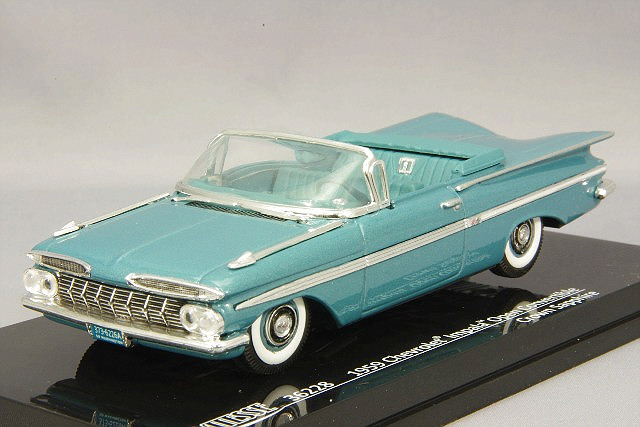 ビテス 1/43 1959 シボレー インパラ サファイアブルー