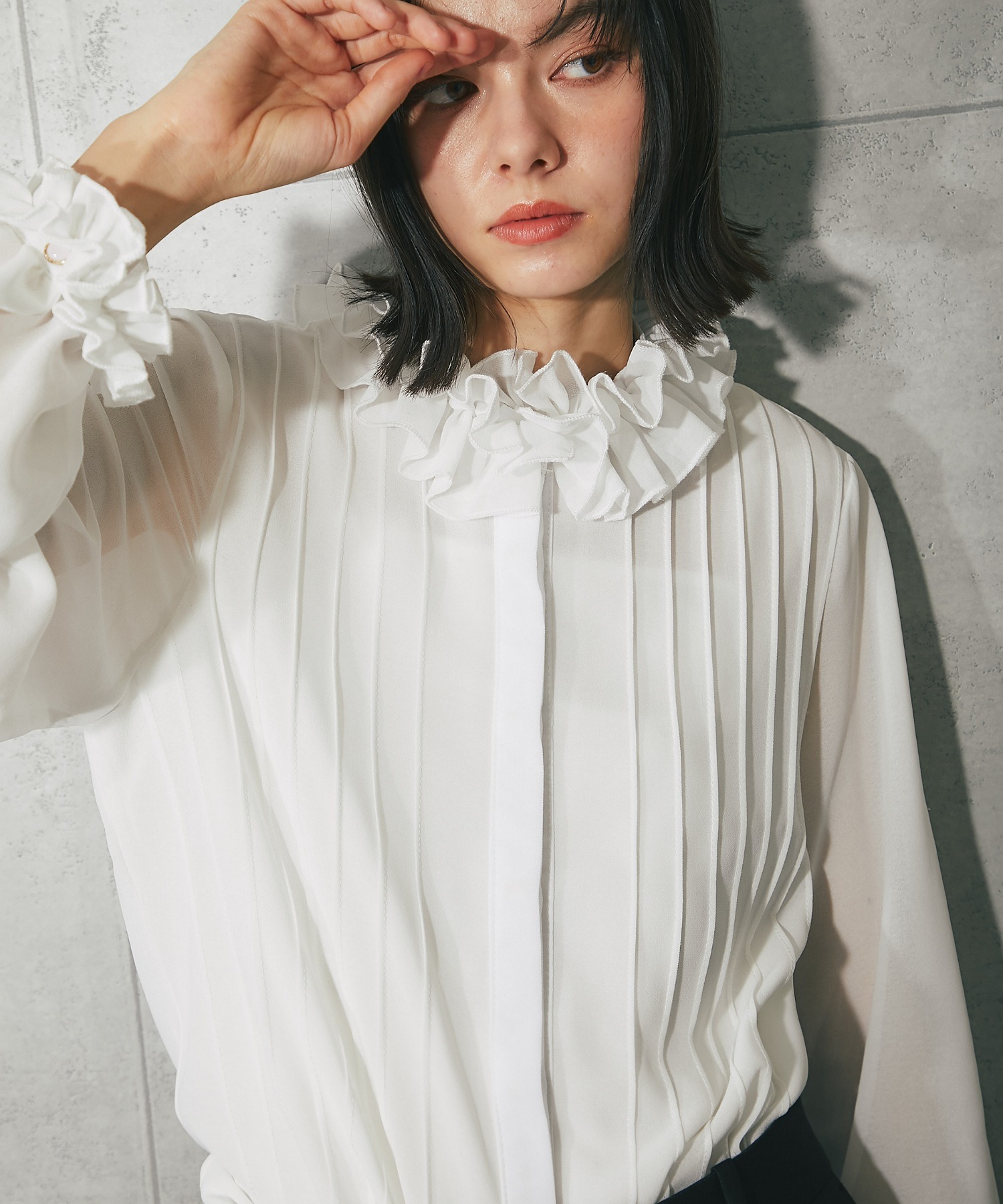 フリルブラウス SMILE ORCHID【品番:so1-501】