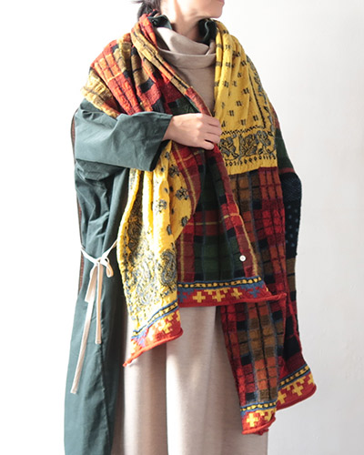 美キャピタルKapitalストールweirdoマフラーS2W8フリーホイーラーズ