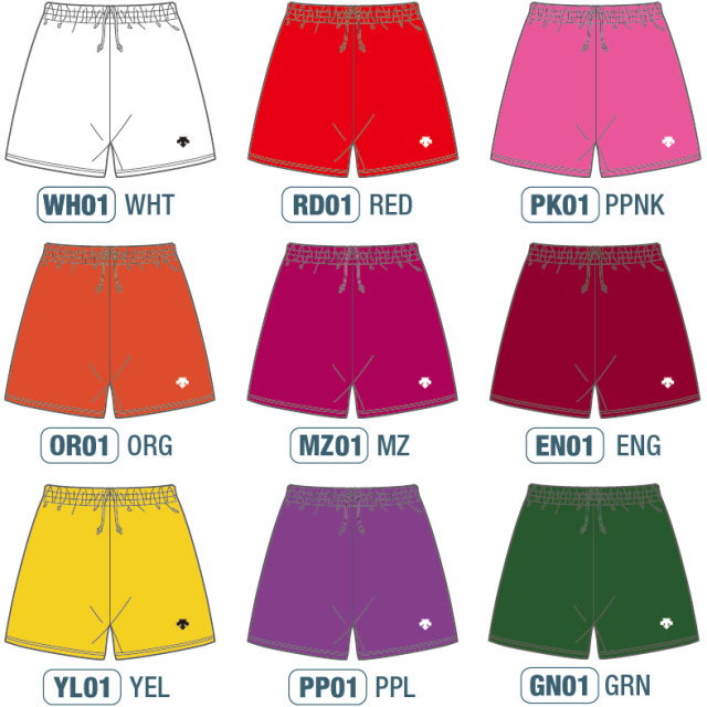 デサント】【lightCompo】OVL-L6400／6400W 昇華プリントゲームパンツ