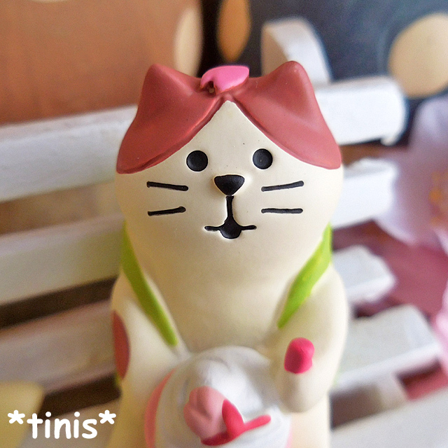 DECOLE デコレ コンコンブル 桜ラテ猫 春 ミニチュア マスコット Mini Cat