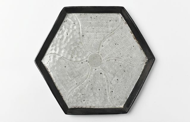 林拓児 45 黒釉楕円皿大 ｜ 暮らしのうつわ花田 和食器 通販