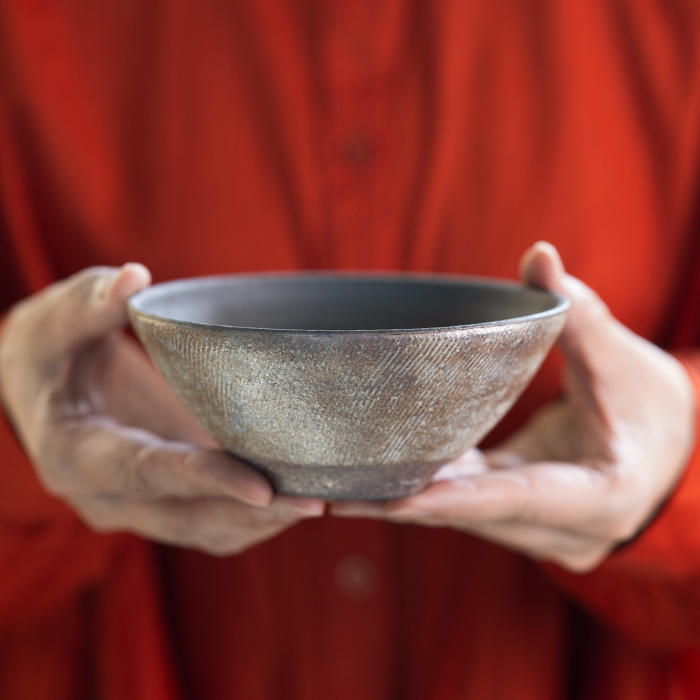 送料無料 ｜和食器 片口大鉢（YT-046） 作家「多屋嘉郎」