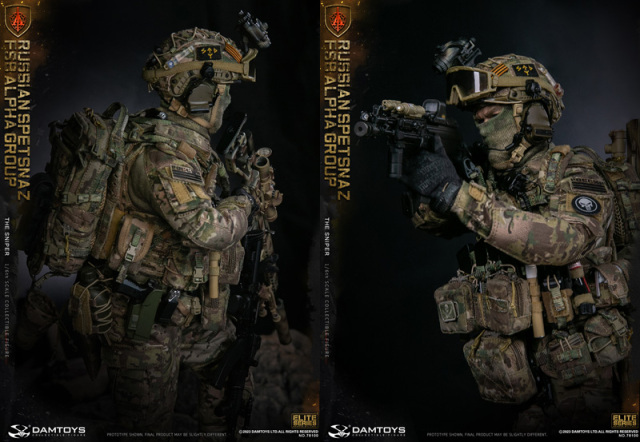 DAM】No.78100 1/6 RUSSIAN SPETSNAZ FSB ALPHA GROUP SNIPER