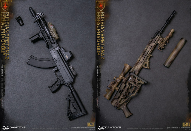 DAM】No.78100 1/6 RUSSIAN SPETSNAZ FSB ALPHA GROUP SNIPER