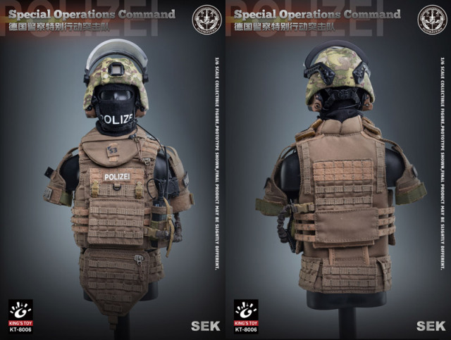 King's Toy】KT-8006 1/6 SEK Special Operations Command ドイツ地方