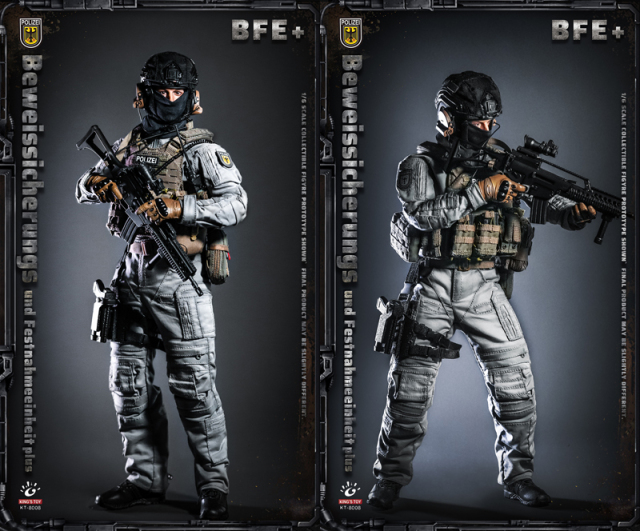 King's Toy】KT-8008 1/6 BFE+ Beweissicherungs ドイツ連邦警察 テロ