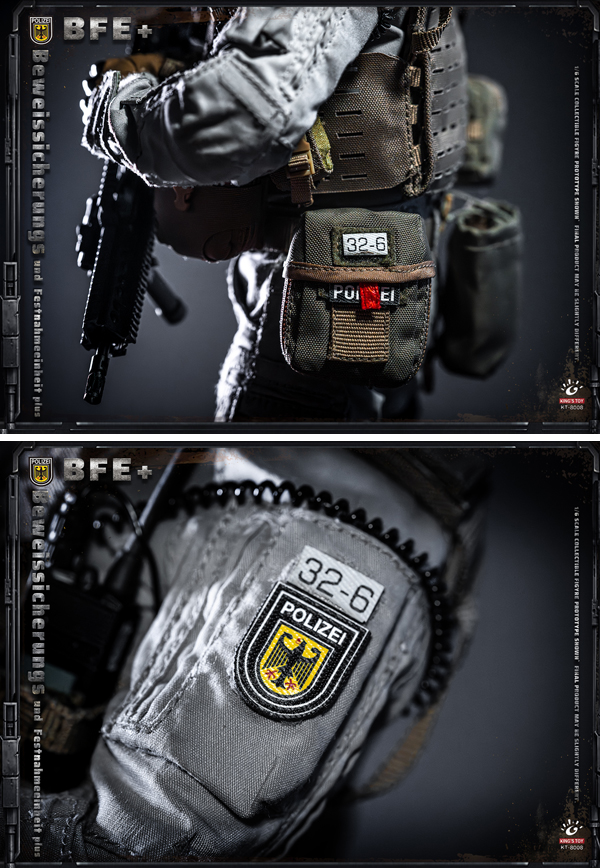 King's Toy】KT-8008 1/6 BFE+ Beweissicherungs ドイツ連邦警察 テロ