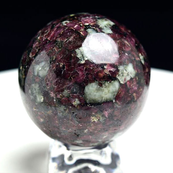 ユーディアライト（丸玉・スライスプレート）｜ロシア産｜天然石卸