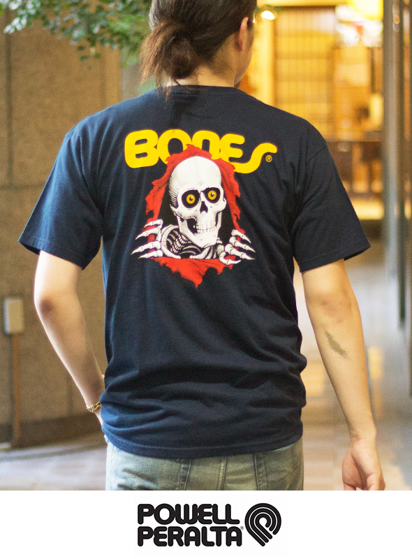 POWELL PERALTA パウエル CLASSIC RIPPER リッパー ボーンズ Tシャツを